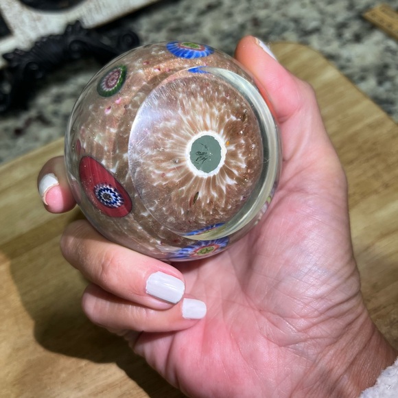 Vintages 1970’s Millefiori Paperweight - ABSOLUTELY STUNNING! No chips/cracks! - Picture 9 of 13